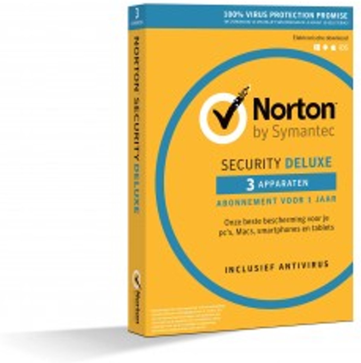 Norton Security Deluxe 3-Apparaten 1jaar 2020 - Antivirus inbegrepen - Windows | Mac | Android | iOS